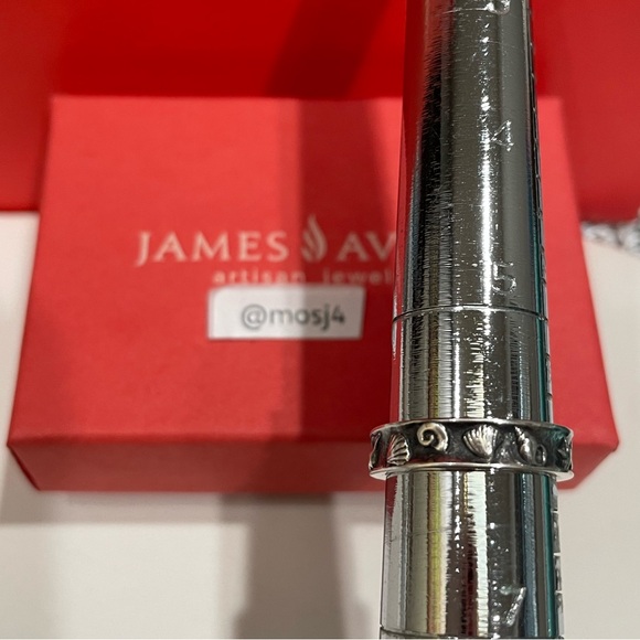 Retired James Avery Ocean Themed Ring - Picture 5 of 5